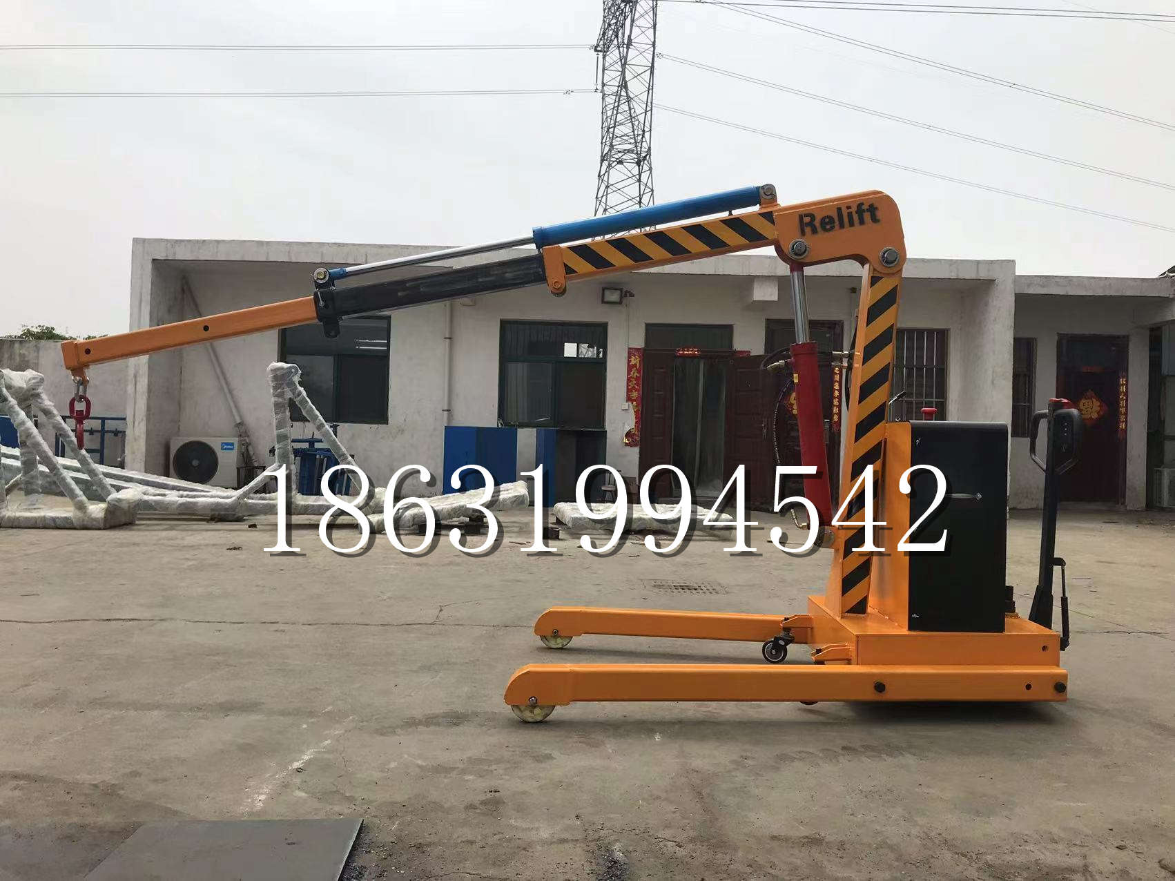 旅顺口区久征定做3吨三轮随车吊 农用园林绿化移树吊 平板工程用小吊机