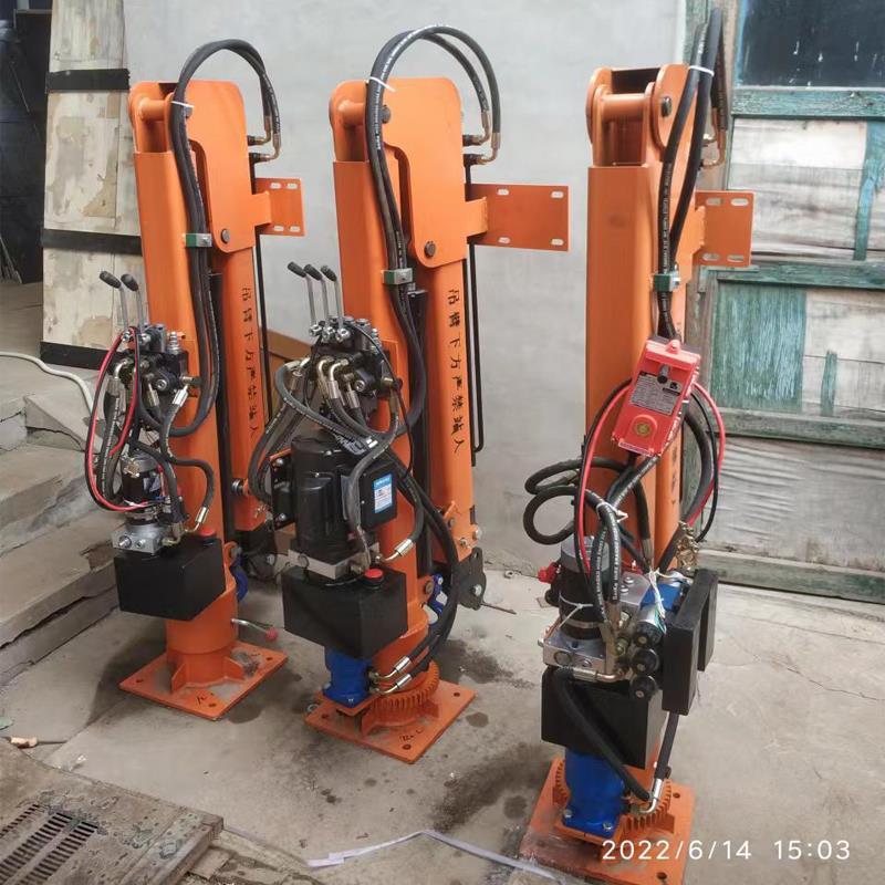 旅顺口区重汽蓝牌随车吊 3.2吨 国六动力强 液压驱动 农用自卸起重机